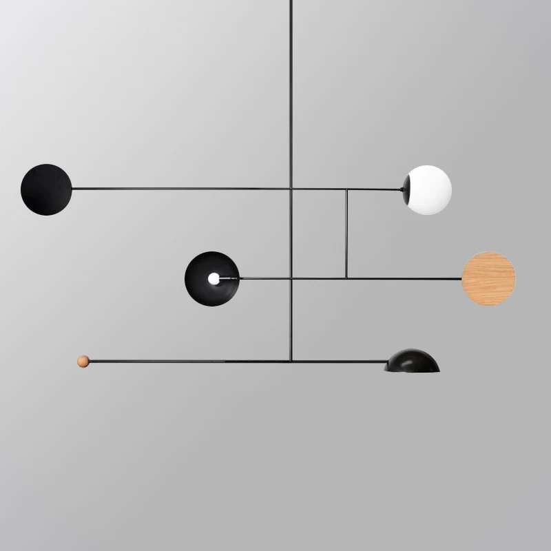 Стиль Пост Модерн минималистский офисные студия светодиодный подвесной