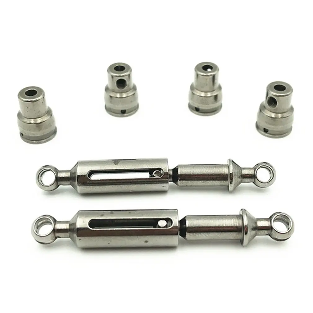 Rc автомобиль обновление Запчасти Нержавеющая сталь четыре колеса Универсальный