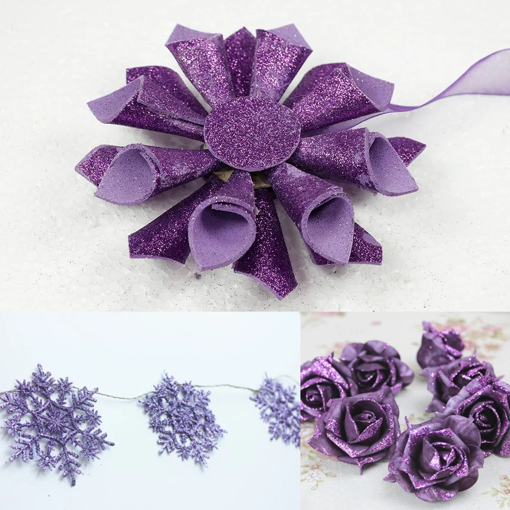 Аметистовый блестящий порошок пигментное покрытие 50 г акриловая краска для