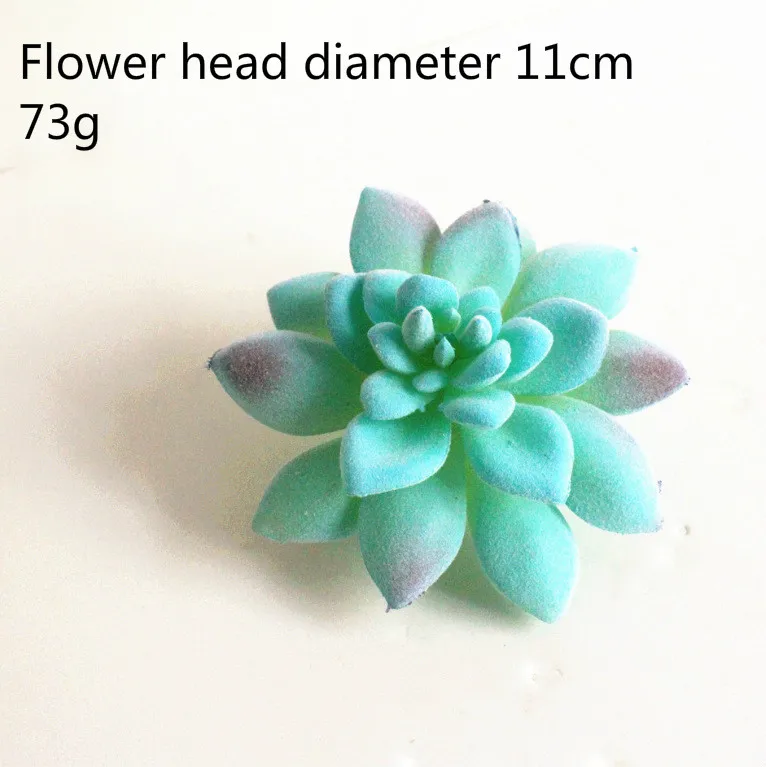 Суккулент в горшке для украшения дома и офиса искусственный цветок синяя серия 1