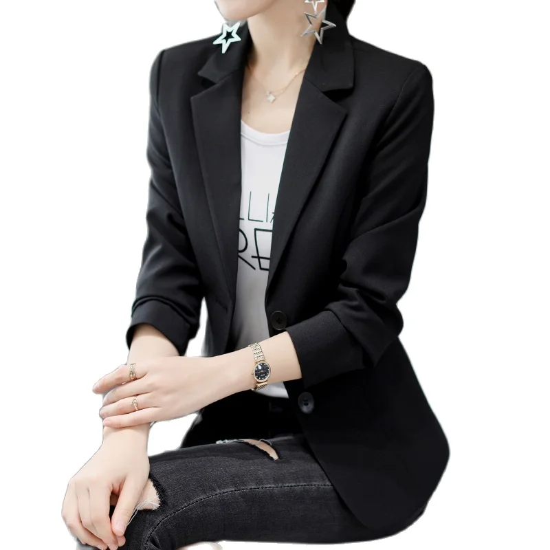 

2021 New Autumn Blazer Women Jackets Solid Office Ladies Blazers Long Sleeve Temperament Vintage Coats Female X638RX