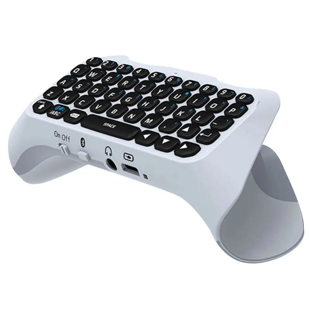 

Wireless Controller Keyboard For PS5 Rechargeable Game Keyboard Built-in Speaker Dual Sence Joystick Gamepad