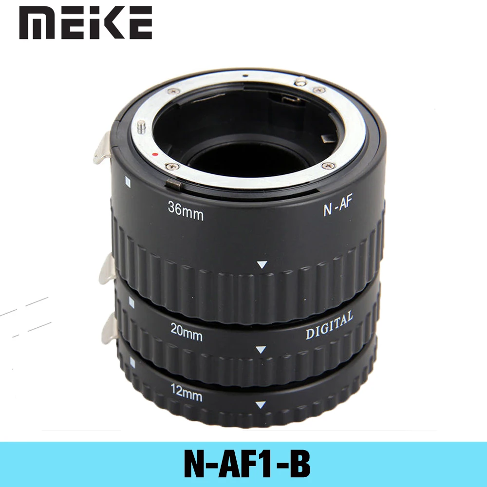 Макро объектив для Камера переходное кольцо Nikon D3100 D5000 12 20 36 мм с автоматической