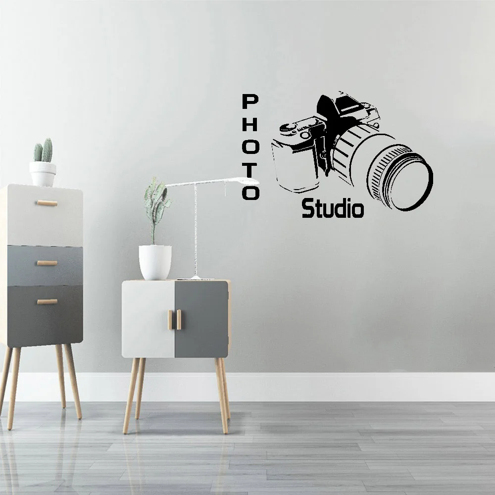Настенные Стикеры для фотокамеры виниловые наклейки на стену фотостудии съемная