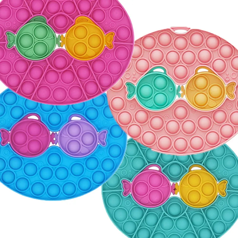 

Dimple Figet Toy Anti Stress Games Simpl Dimmer New StyleDemountable Kawaii Kissing Fish Shaped XXL Size Antistress Kids Gift