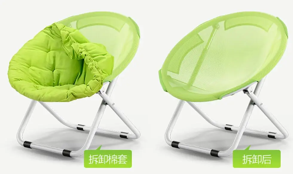 Удобный складной диван стул 80*76*52 см дышащий с Луной и табуретом|chair 3d|chair christmaschair