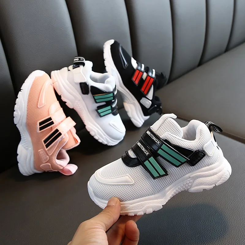 Autumn Kids Shoes Breathable Boys Girls Sport Children Casual Sneakers Baby Running Mesh Canvas | Детская одежда и обувь