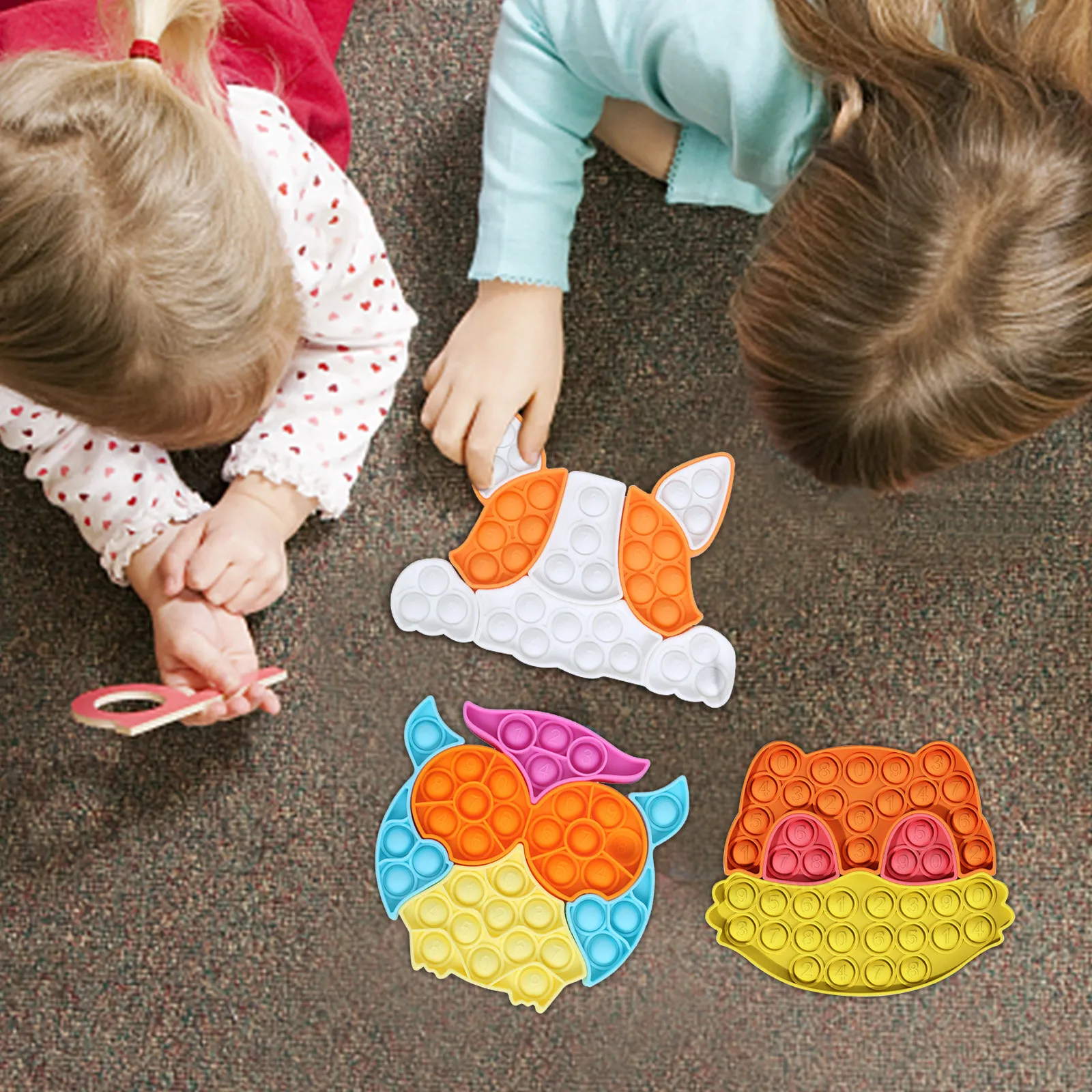 

Пузырьковые игрушки-антистресс, набор для снятия стресса, сжимаемые Струны для взрослых и детей, антистрессовая игрушка #70