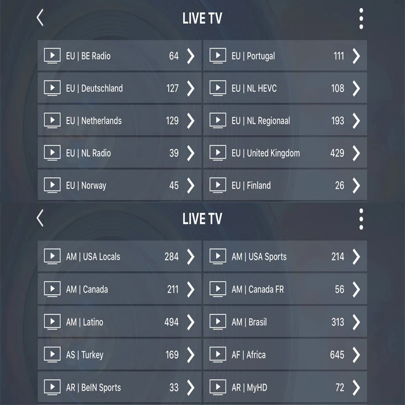 Португальское IPTV испанский подписки для Android iptv-приставка 4K Испания 6000+ Каналы Италия Latino Brzsil США взрослых Enigma2 MAG ip ТВ