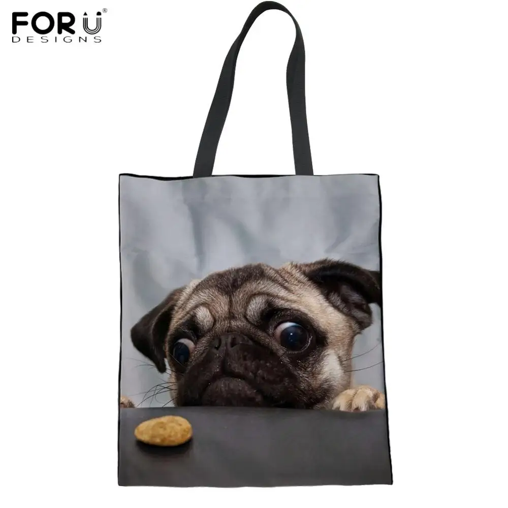 FORUDESIGNS Экологичная Холщовая Сумка для покупок, Повседневная многоразовая сумка через плечо, женская льняная Сумка-тоут с принтом медсестры - Цвет: ZBH382Z22