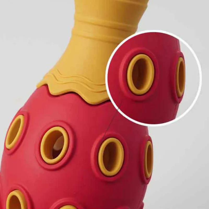 

Dog toy resistant to biting teeth, multifunctional pet vocal puzzle leaking ball bowling ball glowing
