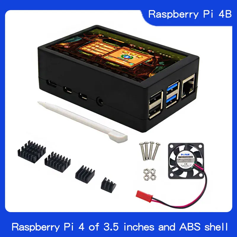3 5 дюймовый сенсорный экран Raspberry Pi 4 Model B 480*320 ЖК-дисплей + сенсорная ручка двойное