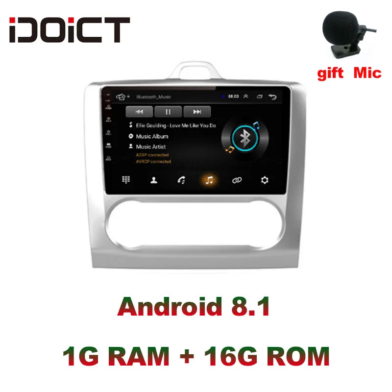 Автомобильный DVD плеер IDOICT Android 9 1 с GPS навигацией мультимедийный проигрыватель