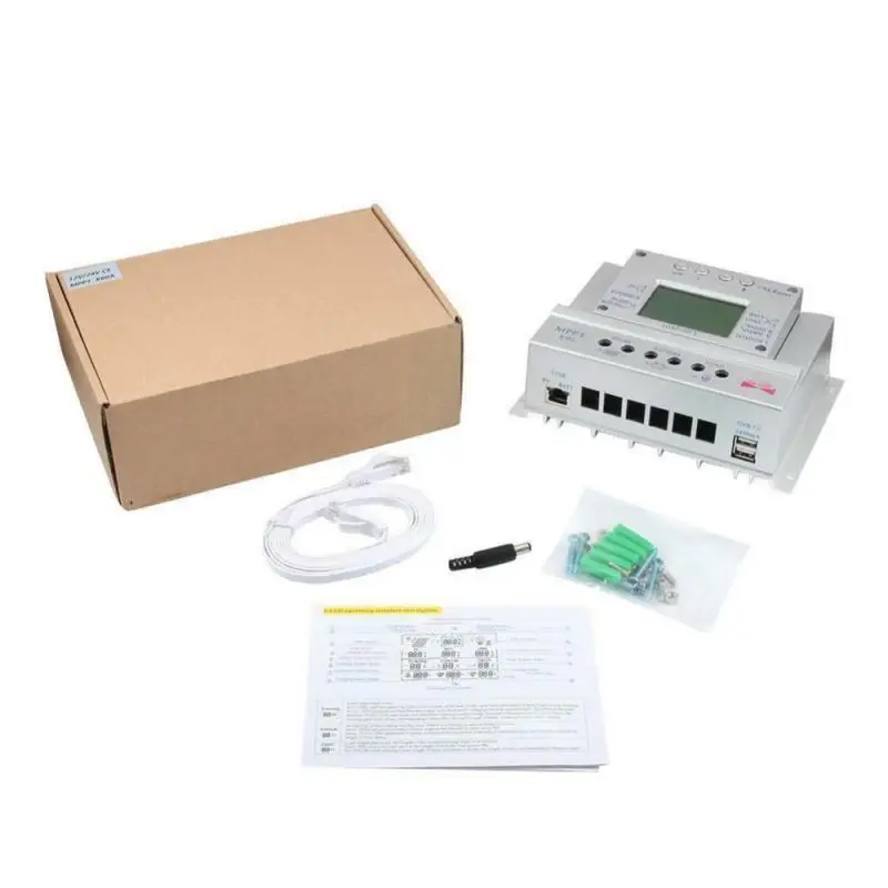 

MPPT PWM Solar Controller X60 X80 2 IN 1 LCD 80A 60A 12V 24V Solar Controller Battery Charge LCD Solar Controller Load Timer