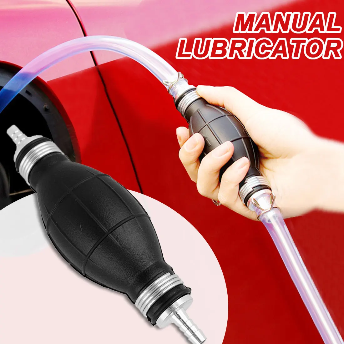 

Ручной топливный насос 6/8/10/12 мм, лампочка для трубки, фотолампа, фотогазовая, алюминиевая, для автомобиля, доставка