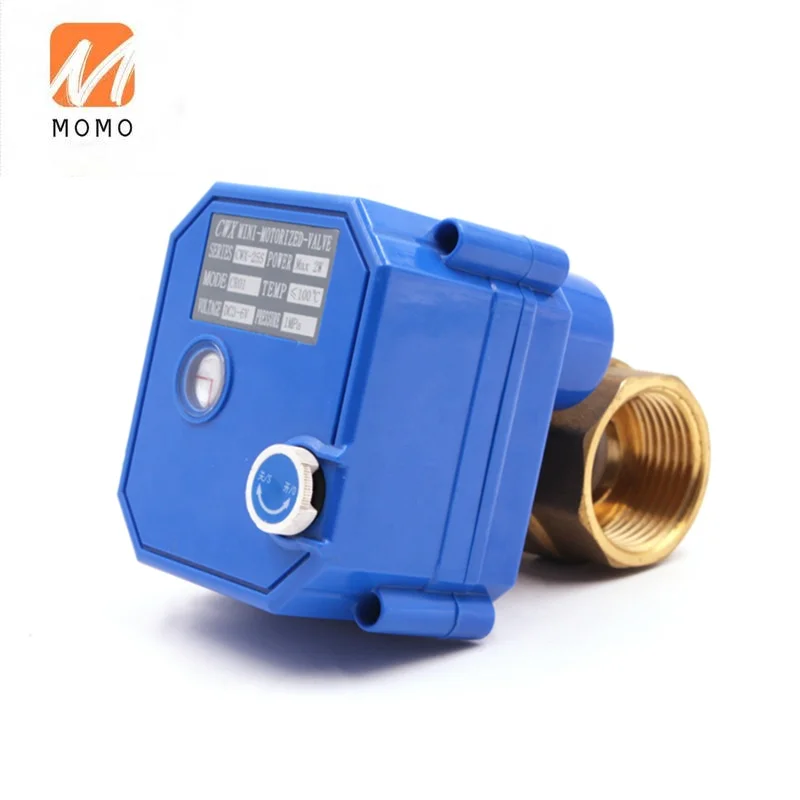 

electric water ball valve with manual function electric water valve flow control 5V 12V 24V 110V 220V