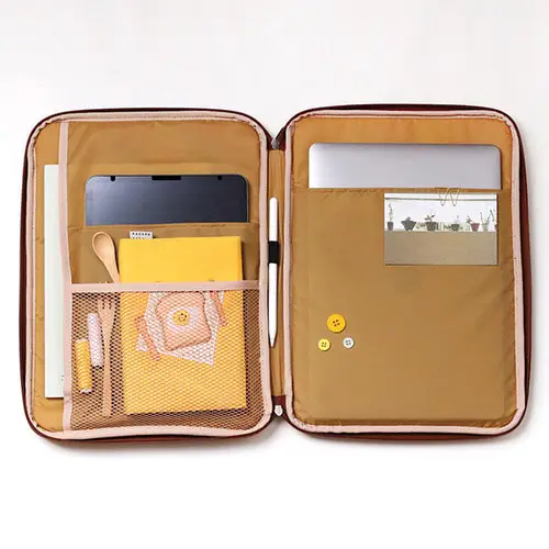 embroidered toast laptop case for 13 31415 inch handheld storage bags lenovo air14 huawei xiaomi notebook protective cover free global shipping