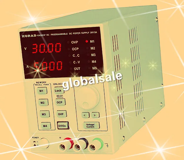 KORAD KA6005D точный регулируемый 60 в 5A DC Линейный источник питания Цифровой