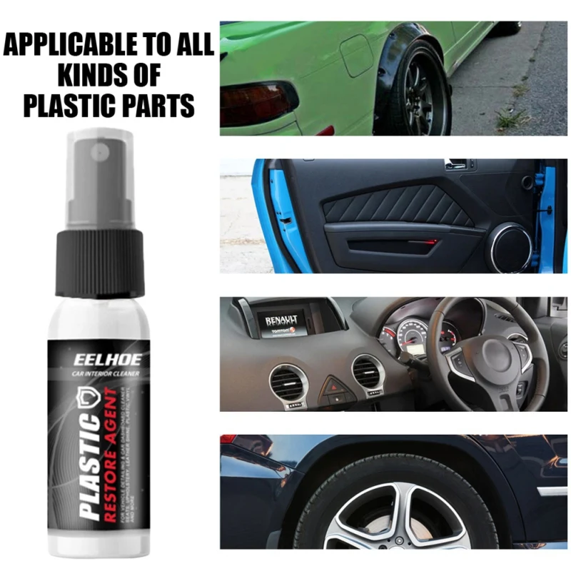 

30ml Car Product Accessories Auto Professional Interior Part Spray Practical Accessories Leather Cleaner Cleaning Kit Dropship