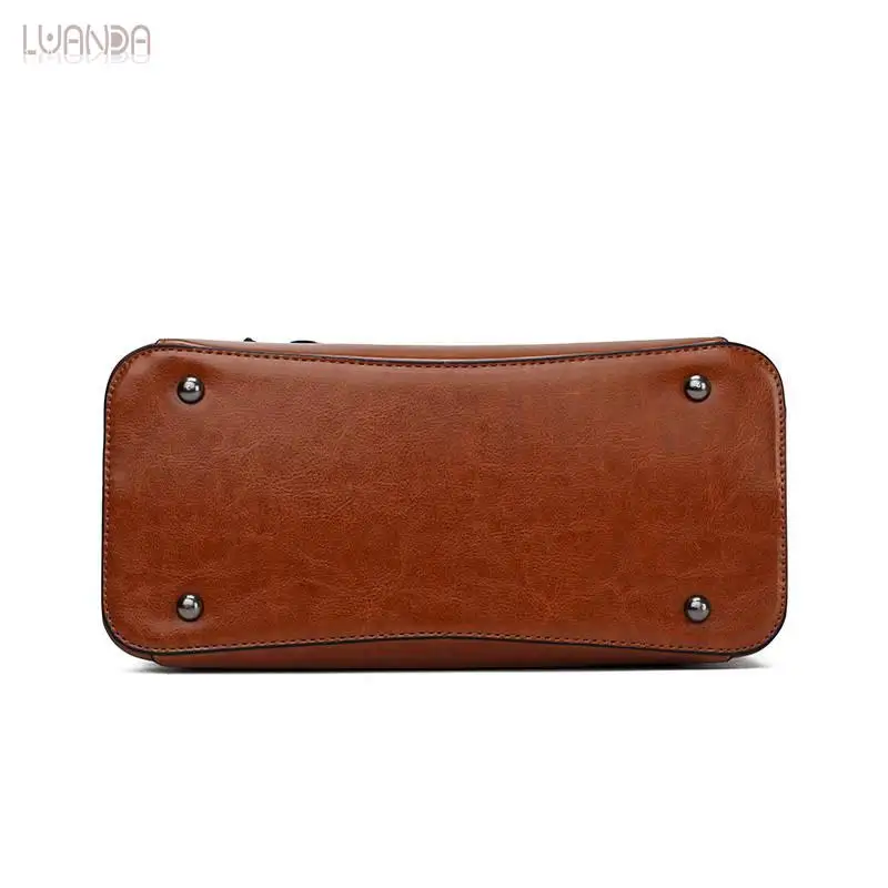 Повседневная Сумка-тоут женская кожаная сумка высокое качество через плечо