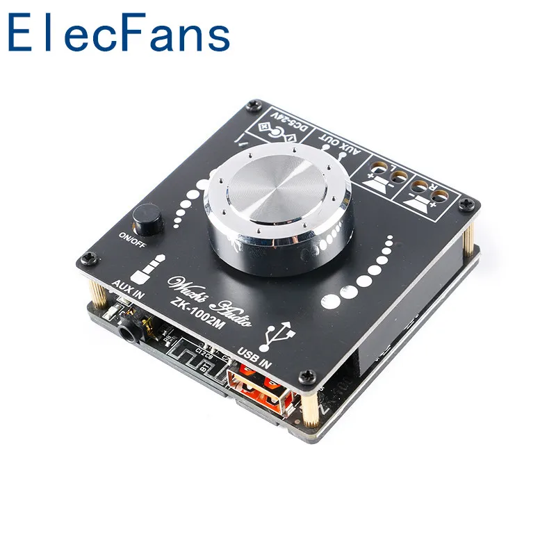 Bluetooth 5 0 Powe r аудио усилитель модуль стерео усилителя с интерфейсом USB ZK-1002M 100 Вт +
