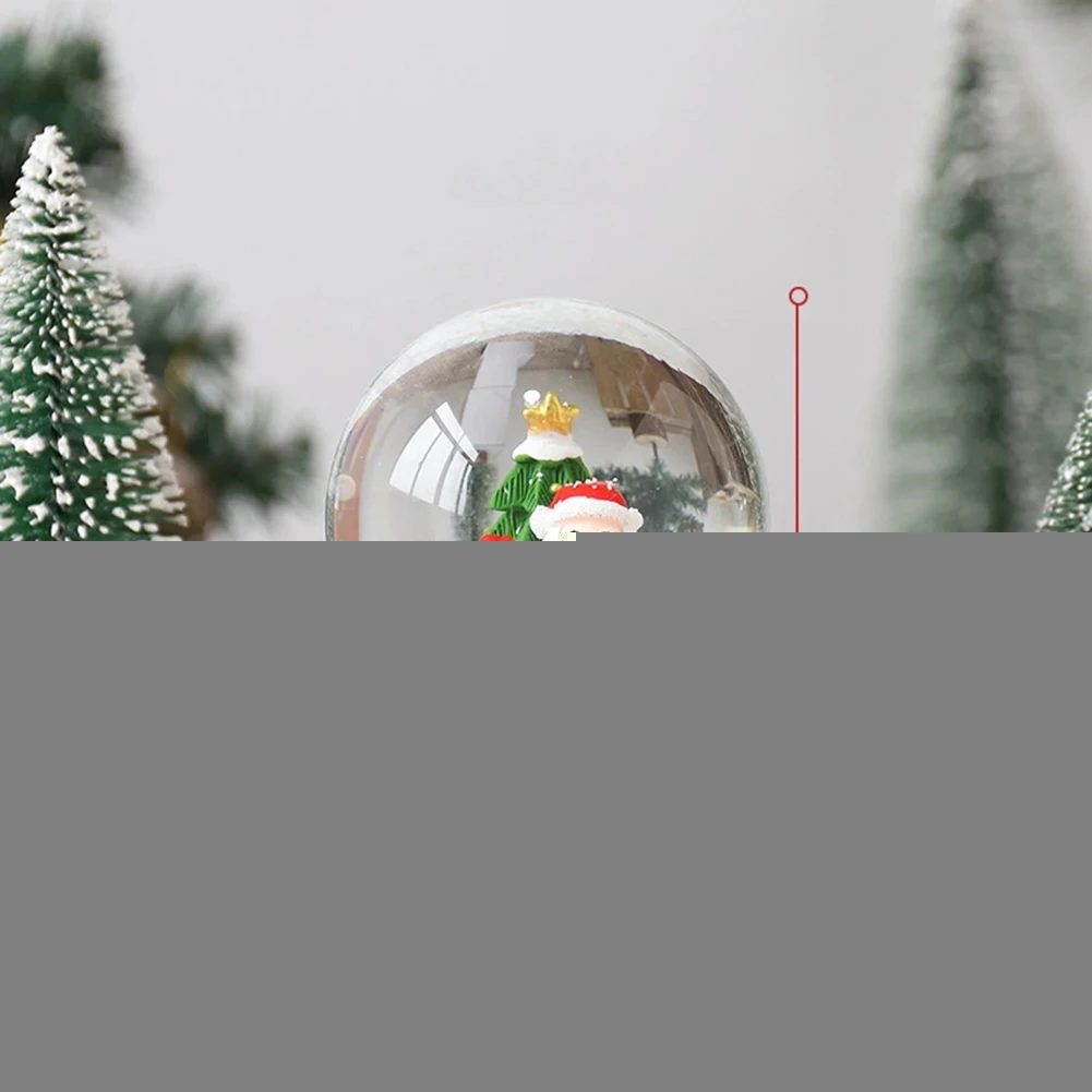 Инновационный Санта Клаус снег музыкальная шкатулка в виде хрустального шара