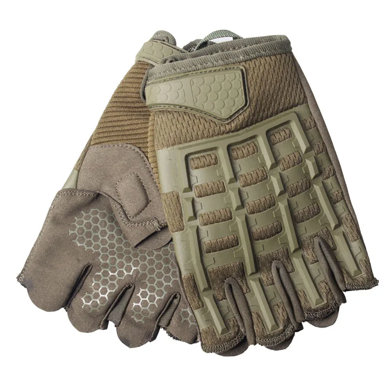

Half finger Motorcycle Gloves Protective Breathable For summer Gear Racing Biker Riding Motorbike Moto Motocross