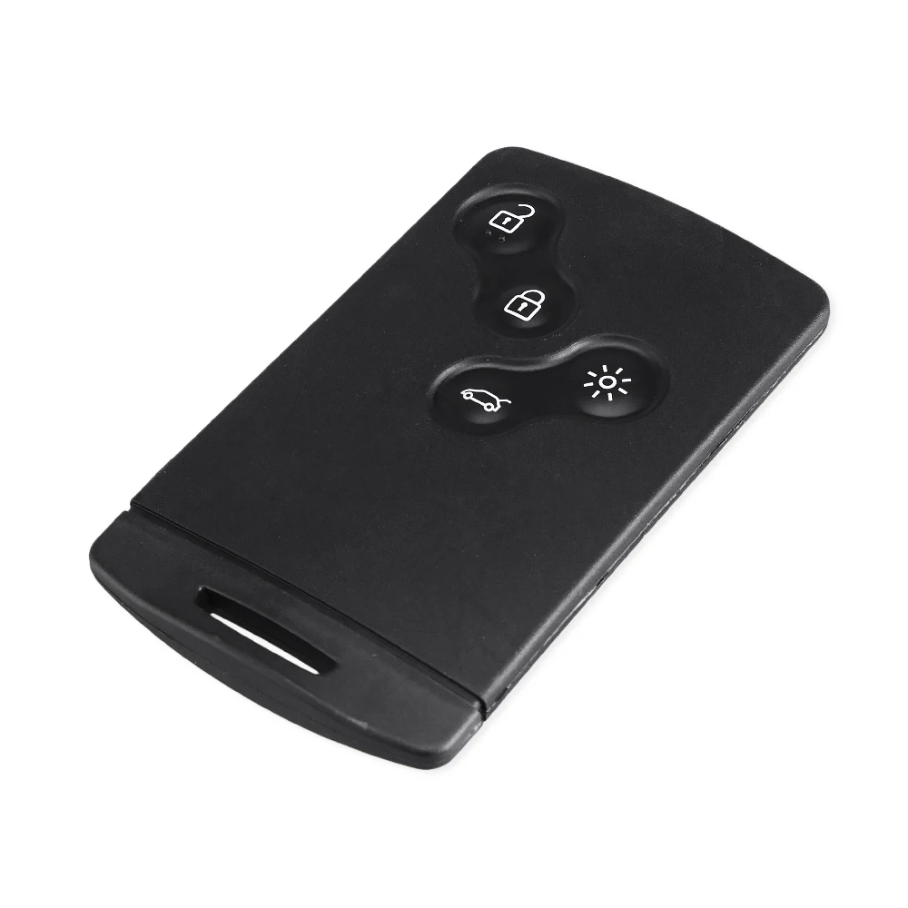 KEYYOU 3/5 шт. автомобильная карта дистанционного ключа с 4 кнопками для Renault Megane Scenic