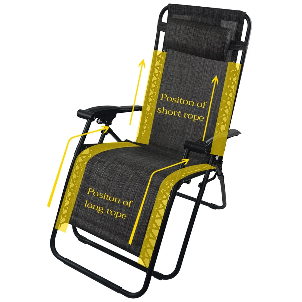 

Replacement Cords Laces for Zero Gravity Chair for Zero Gravity Chairs Zero Gravity Recliner Repair Tool for Lounge Chair Bungee