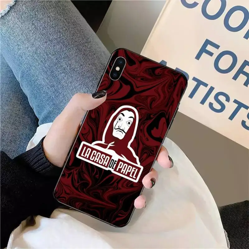 

spain TV Money Heist House of Paper Phone Case For iphone 12 11 pro Max Mini 7 8 plus X XR XS Samsung A50 70 8 9 10 6 21 S
