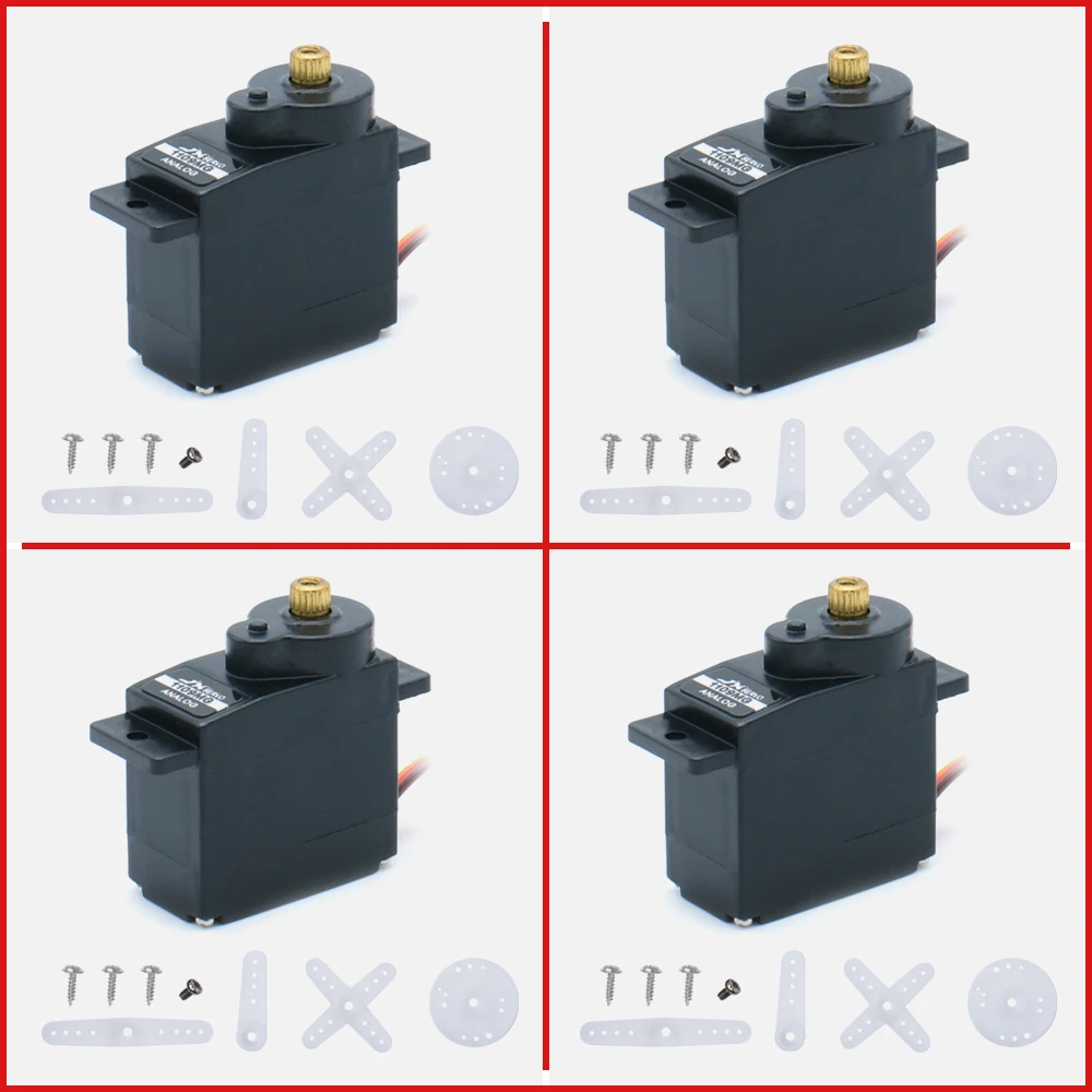 4 шт JX Servo PS-1109MG 9 г 2,5 кг металлическая Шестерни Аналоговый Металл Шестерни Аналоговый сервопривод для 1/18 пульт ДУ для дистанционно управляемой машины лодки робот-манипулятор с помощью ИК гироскопические