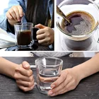 1 шт. стакан с двойными стенками, чашка для кофечая и кружки, чашки для пива и кофе, кружка для здоровых напитков ручной работы, кружки для чая, прозрачная посуда для напитков