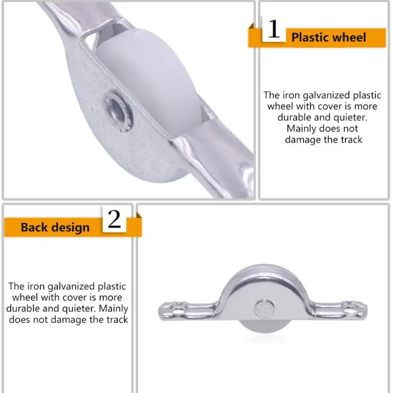 

Door Window Drawer Nylon Sliding Roller Pulley Wheel for Furniture Wardrobe Cupboard Closet Sliding Door Hardware Tool 10pcs