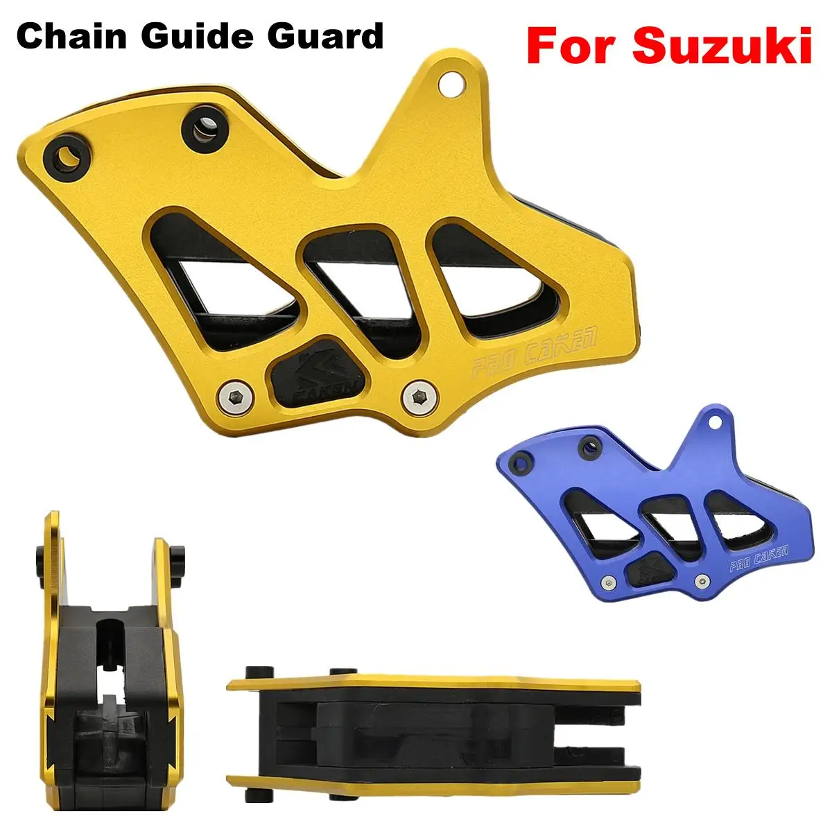 

Motorcycle Sprocket Chain Guide Guard For Suzuki RM125 RM250 RMZ250 RMZ450 RMZ450Z DRZ400SM RM RMZ DRZ 2001-2008 Pit Dirt Bike