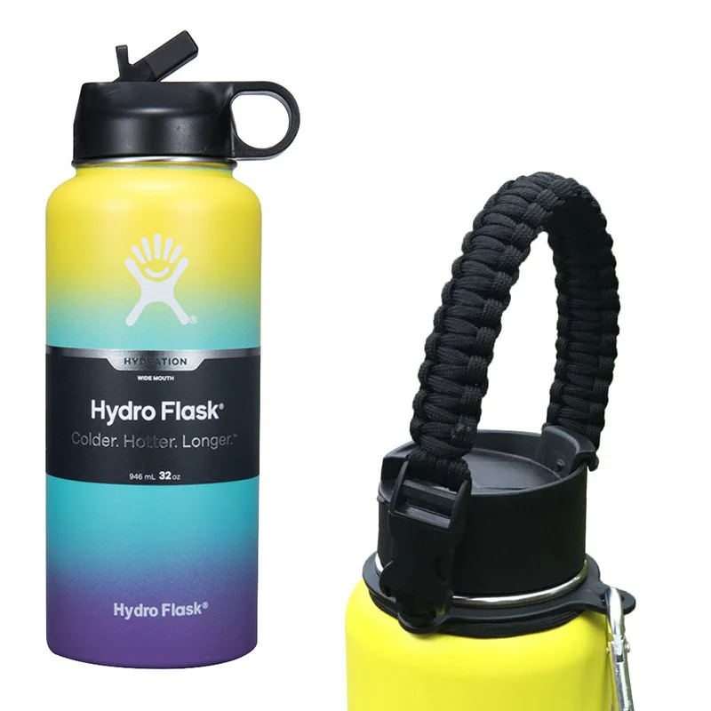

HydroFlask Sports Water Bottle - 32 oz Vacuum Insulated Stainless Steel, Modern Double Walled, Simple Thermo Mug