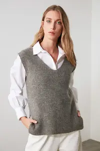 Трикотажная блузка-жилет TWOAW21BZ1282