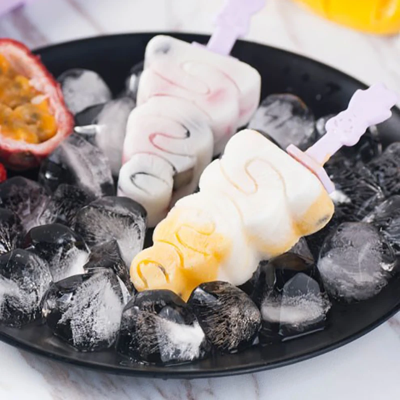 Силиконовые формы для мороженого многоразовые кубики льда лоток Заморозка