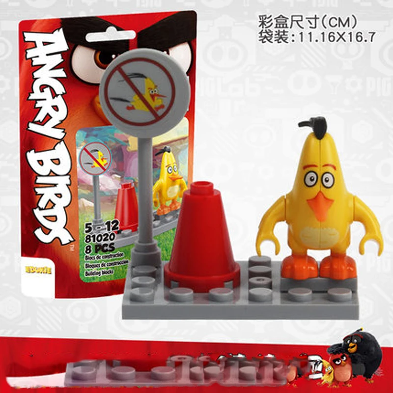 Новый продукт cogo angry birds строительные блоки игрушки для детей мальчиков и девочек