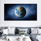 Плакат на холсте, настенное украшение для дома, с изображением Галактики, планеты, Современное украшение для гостиной