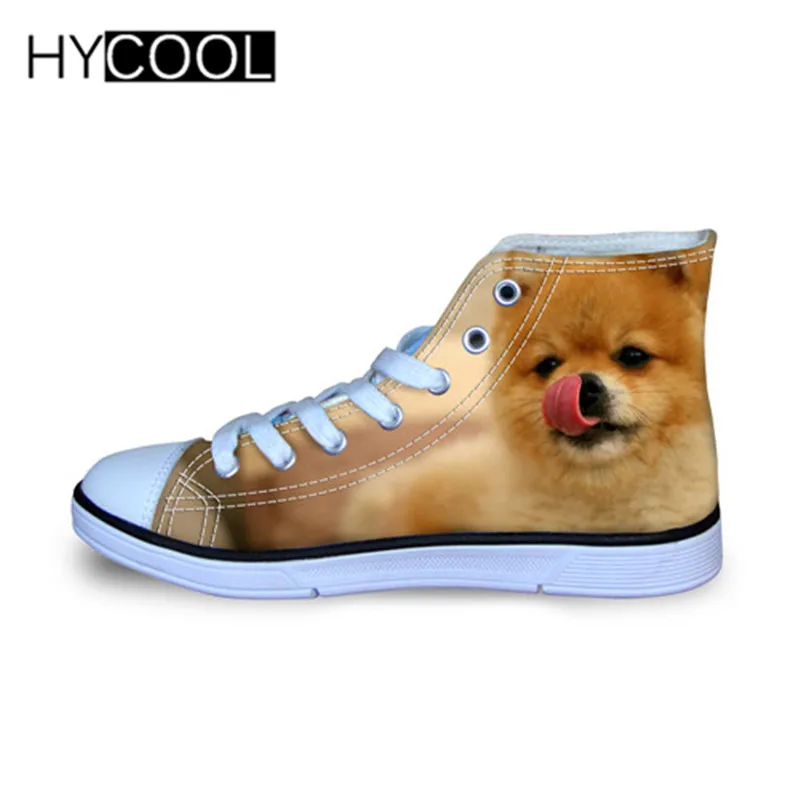 HYCOOL года; спортивная прогулочная обувь для девочек; вельш корги пемброк; Новинка; кроссовки с 3D принтом для маленьких детей; Осенняя Уличная обувь для мальчиков - Цвет: W2854AT