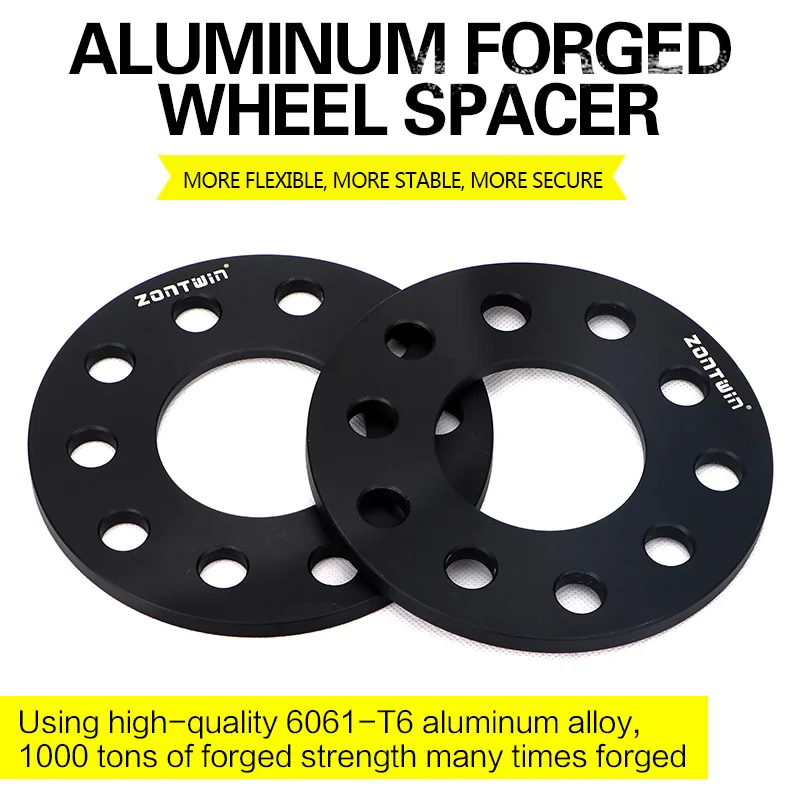 

2Pieces 3/5/8/12/15/20mm PCD 5x120 CB 64.1mm Wheel Spacer Adapters suit for 5 Lug Universal Car