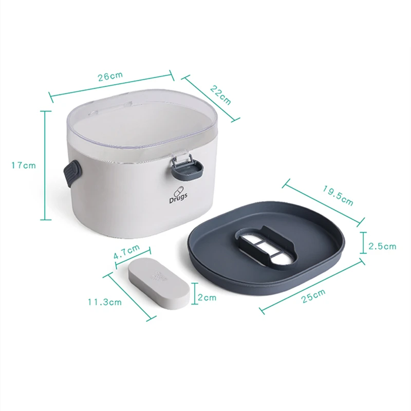 Модная медицинская коробка домашний аптечка большая портативная медицина с