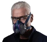 reusable full face respirator air capped organic vapor respirator protective painting machine polishing welding