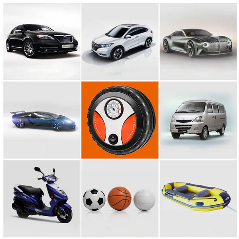 

Car air pump 260PSI DC 12V Auto Pump Portable Electric Mini Tire Inflator Air Compressor drop shipping