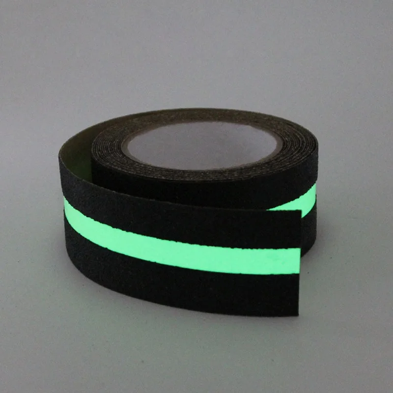 

1Pc Luminous Tape Anti Slip Adhesive Tape Glowing Strip Stair Step Floor Tape Used Both Indoors & Outdoors Size 5*500 CM #253195