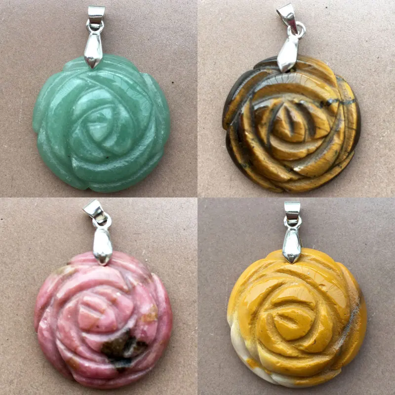 Бесплатная доставка Модные ювелирные изделия Тигровый глаз авантюрин Moonkaite родорит кулон из бисера WB794