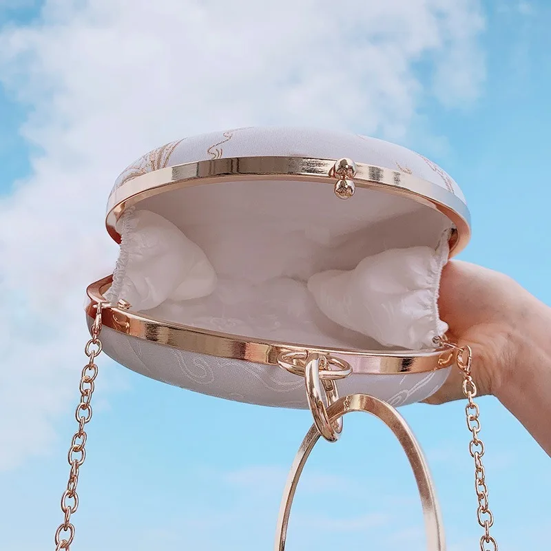 Корейские туфли ханбок новая вышивка Hanfu маленькая круглая сумка художественная