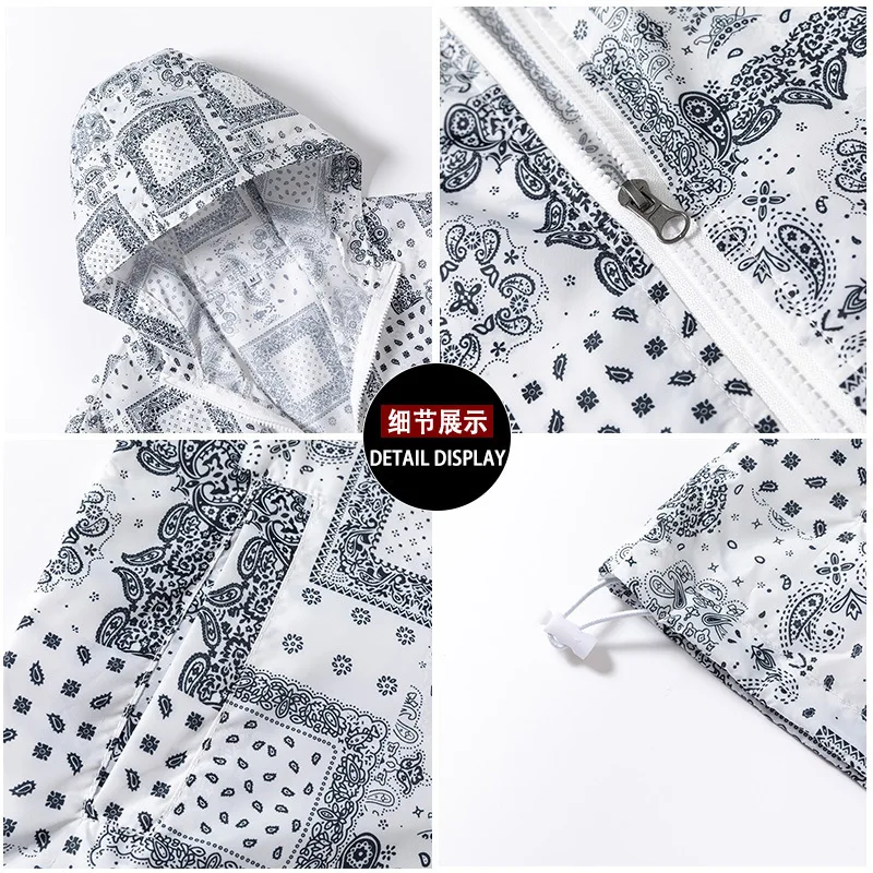 

2021 summer new men's jacket trend summer coat men's sun protection clothing thin youth student cardigan men's clothing