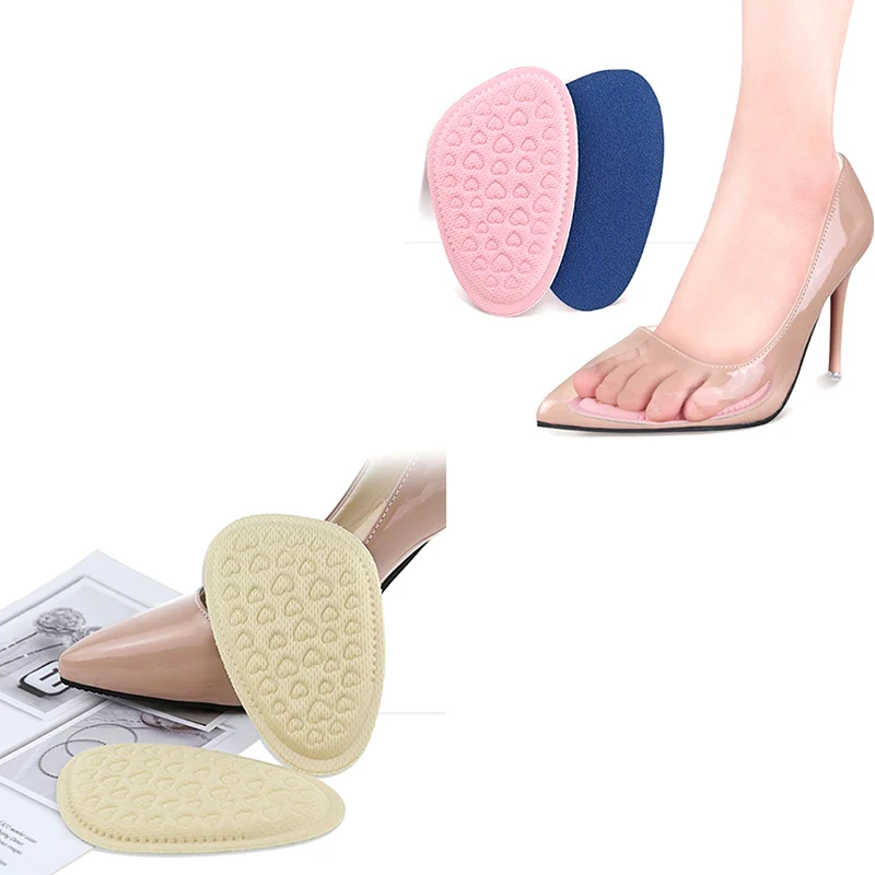 

1pair Forefoot Insoles Shoes Sponge Pads High Heel Soft Insert Anti-slip Foot Protection Pain Relief Women Shoes Insert Cushion