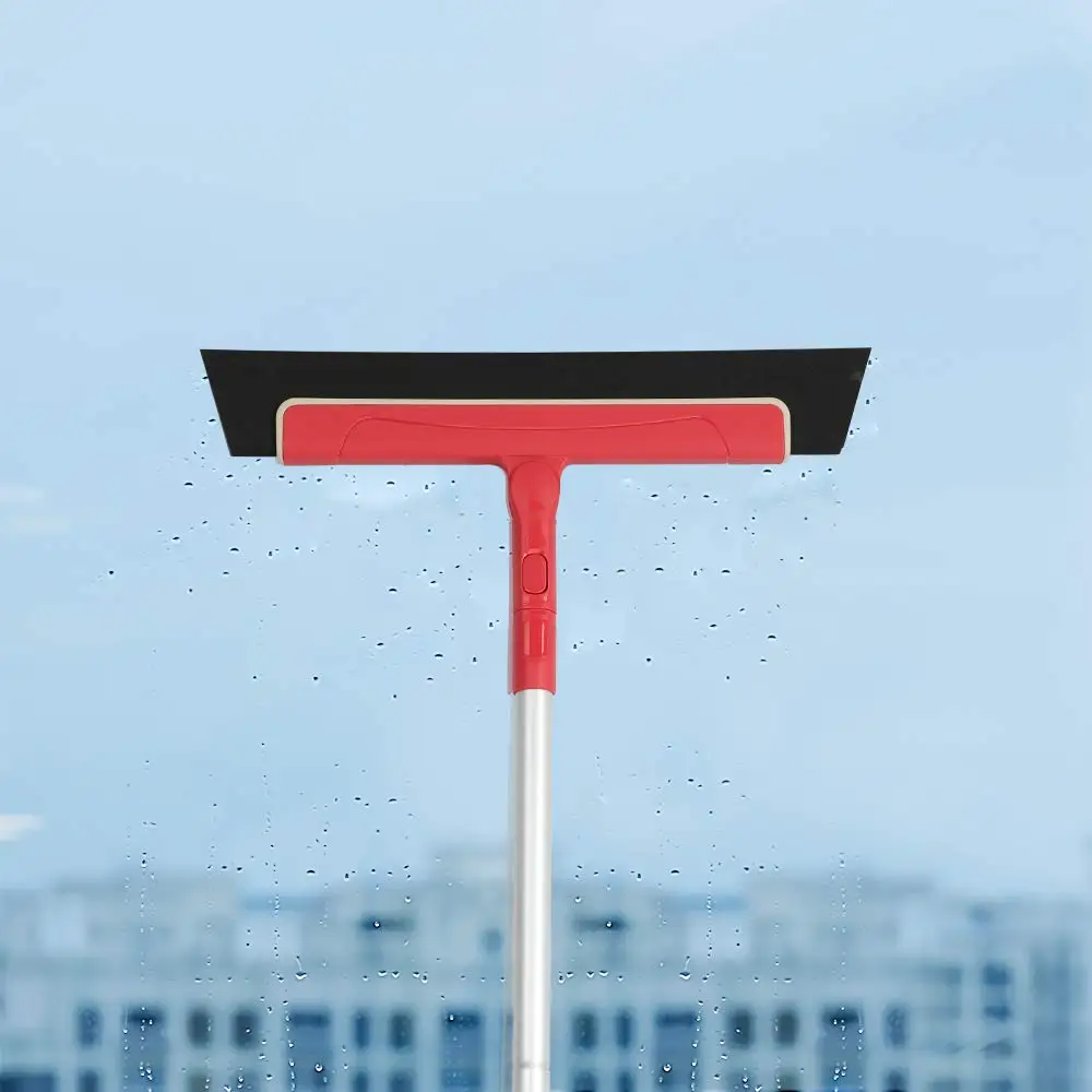 

CN Cleanhome Adjustable 38 Inch EVA Squeegee Broom Glass Wiper Water Sweeper for Bathroom Glass Window Floor